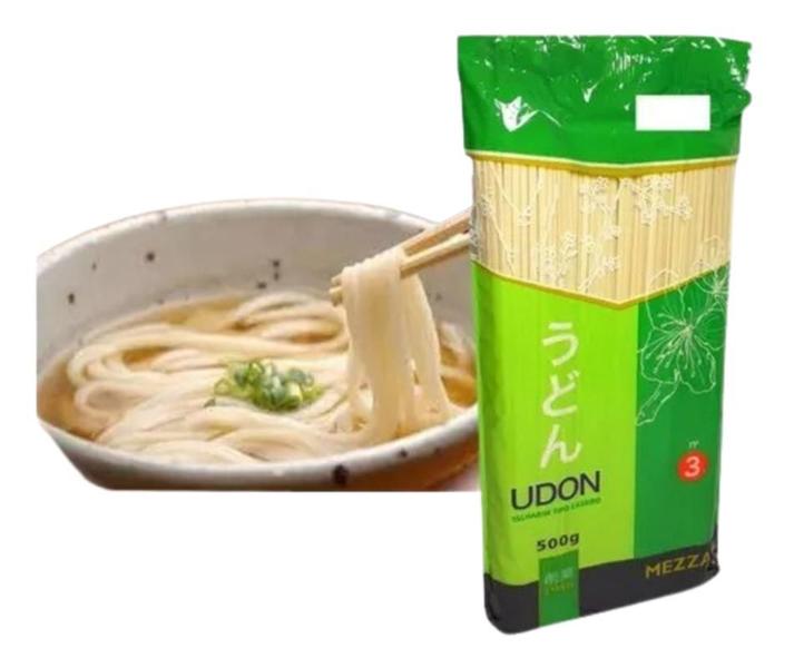 Macarrão Oriental Udon Nº3 500g Mezzani Imagem de Macarrão Oriental Udon Nº3 500g Mezzani
