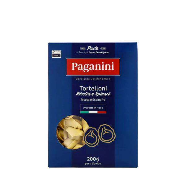 Macarrão Paganini Tortellini com Ricota e Espinafre - 200g Imagem de Macarrão Paganini Tortellini com Ricota e Espinafre - 200g