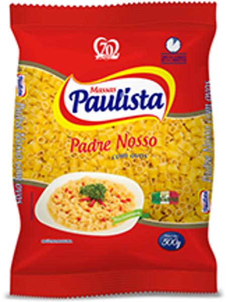 Imagem de Macarrão Paulista Padre Nosso com Ovos Pacotes de 500g.