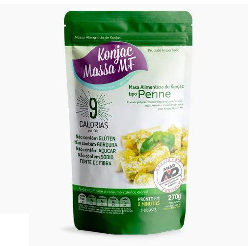 Macarrão Penne Macarrão Konjac Massa MF 270g Low Carb Imagem de Macarrão Penne Macarrão Konjac Massa MF 270g Low Carb