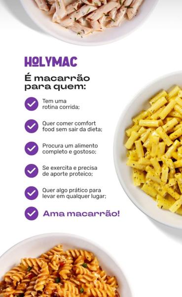 Macarrão proteico sem glúten holysoup mac alfredo 200g - x3 - Holy Soup Imagem de Macarrão proteico sem glúten holysoup mac alfredo 200g - x3