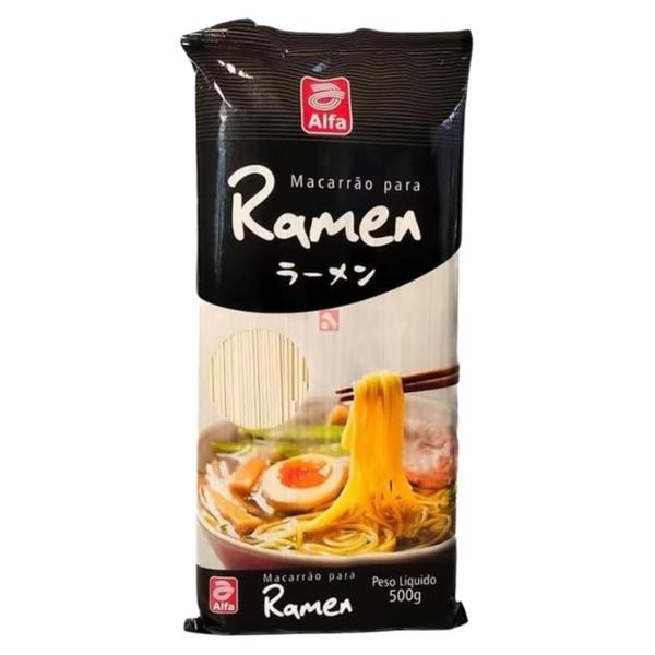 Imagem de Macarrão Ramen Lamen Alfa 500g