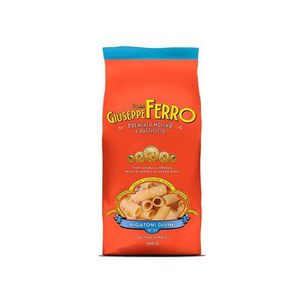 Macarrão Rigatoni Giuseppe Ferro 500g - La Molisana Imagem de Macarrão Rigatoni Giuseppe Ferro 500g