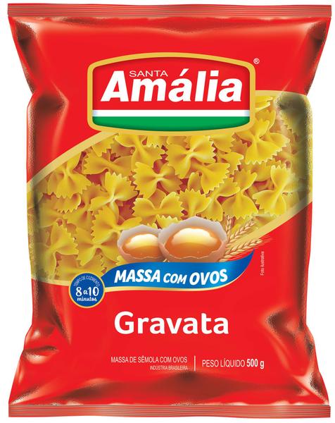 Imagem de Macarrão Santa Amália 500g Gravata Com Ovos