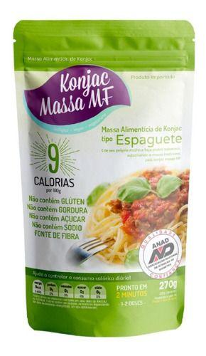 Macarrão Sem Gluten Espaguete 270g Konjac Shirataki Vegano Imagem de Macarrão Sem Gluten Espaguete 270g Konjac Shirataki Vegano