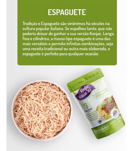 Macarrão Sem Gluten Espaguete 270g Konjac Shirataki Vegano Imagem de Macarrão Sem Gluten Espaguete 270g Konjac Shirataki Vegano