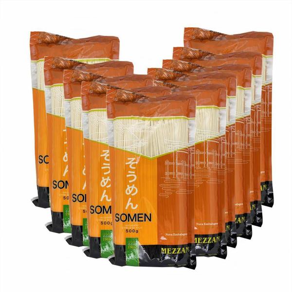 Macarrão Somen Mezzani 500g - (Kit com 20) Imagem de Macarrão Somen Mezzani 500g - (Kit com 20)