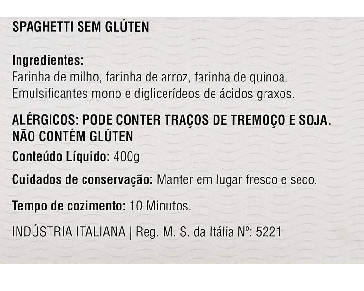 Imagem de Macarrão Spaghetti Sem Gluten Paganini 400G