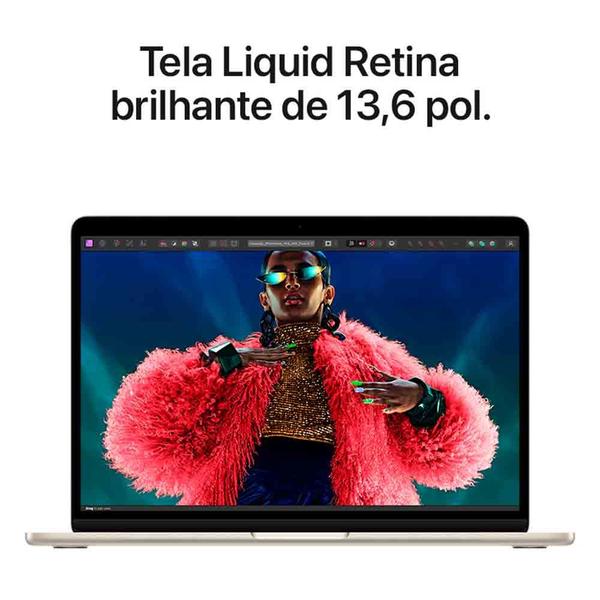 Imagem de MacBook Air 15" Apple M3 (16GB RAM 512GB) Estelar