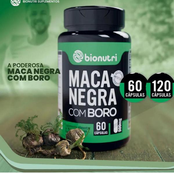 Imagem de Macca Negra Com Boro 120 Cáps 500mg