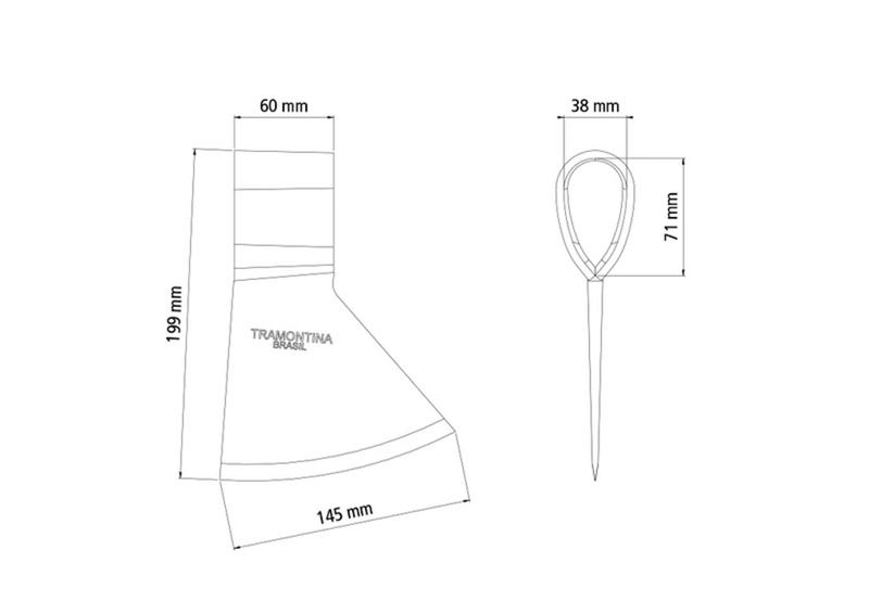 Imagem de Machado Soldado com Cabeça Redonda Tramontina Tamanho 3.5 em Aço sem Cabo