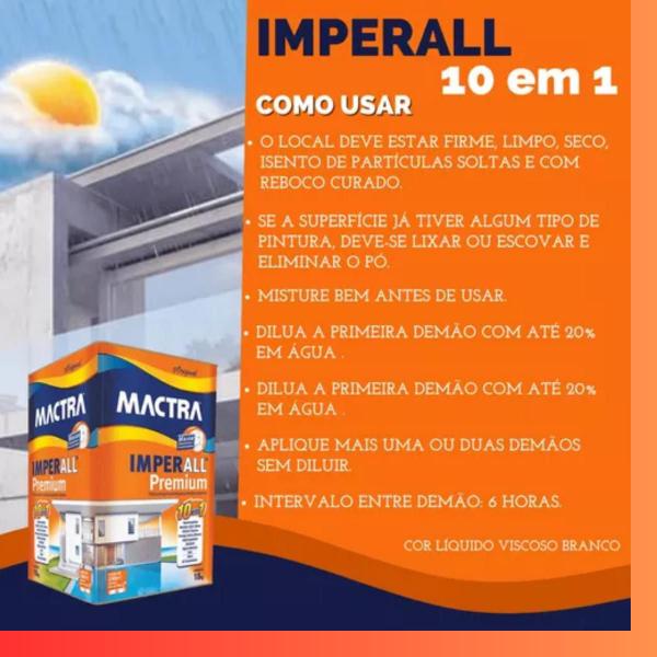 Imagem de Mactra Imperial Premium 18kg Rende Até 230 Metros²