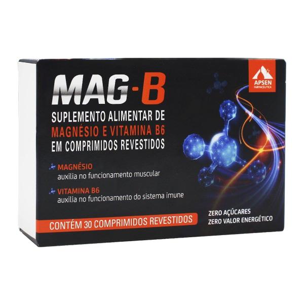 Imagem de Mag-b Magnésio + Vitamina B6 30 Comprimidos