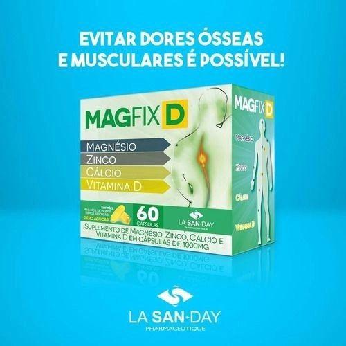 Imagem de Magfix D Com 60 Cápsulas Softgel - La San-Day