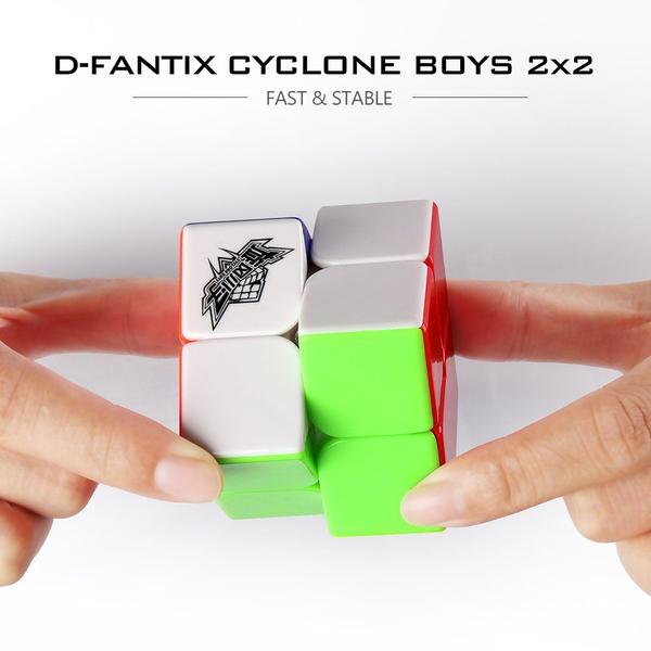 Imagem de Magic Cube D-fantix Cyclone Boys 2x2 Speed sem adesivo 50 mm