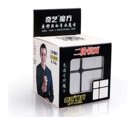 Imagem de Magic Cube Puzzle CuberSpeed 2x2 Mirror Black e 3x3 Mirror Blocks