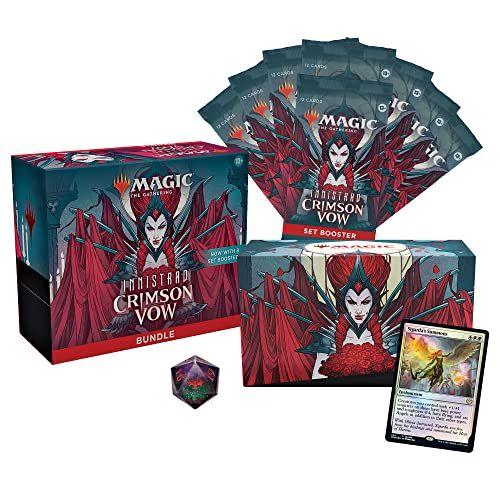 Imagem de Magic: The Gathering Innistrad: Crimson Vow Bundle  8 Set Boosters + Acessórios