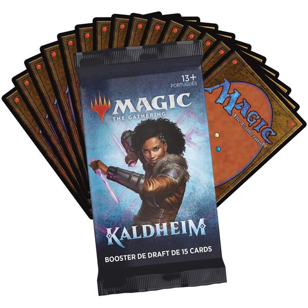 Imagem de Magic The Gathering Kaldheim Bundle  10 Reforços de Rascunho (150 Cartões Mágicos) + Acessórios