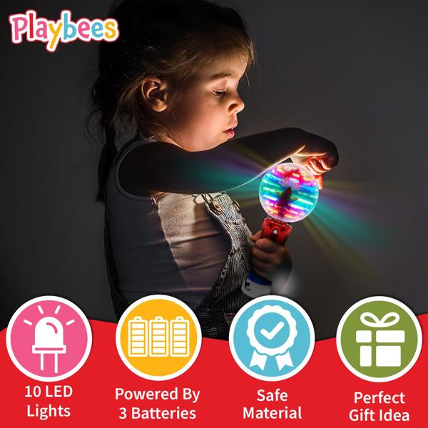 Imagem de Magic Wand Toy Playbees iluminado com luzes LED piscantes