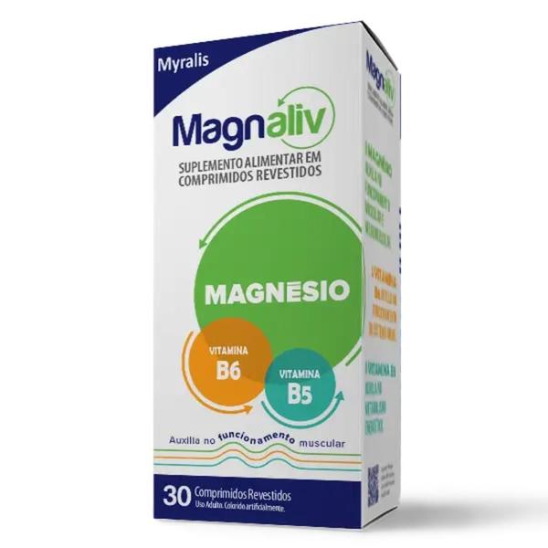 Imagem de Magnaliv Cpr 130Mg/2,5Mg/1Mg C/30