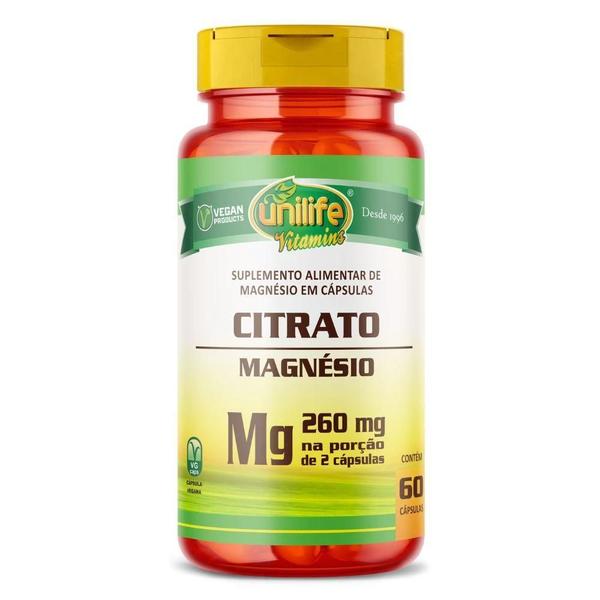 Imagem de Magnésio Citrato 60 Cápsulas De 260Mg