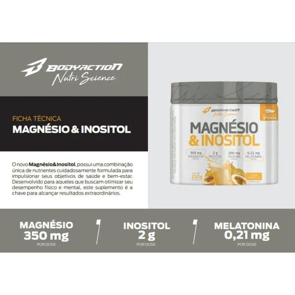 Imagem de Magnesio & Inositol 210g Bodyaction