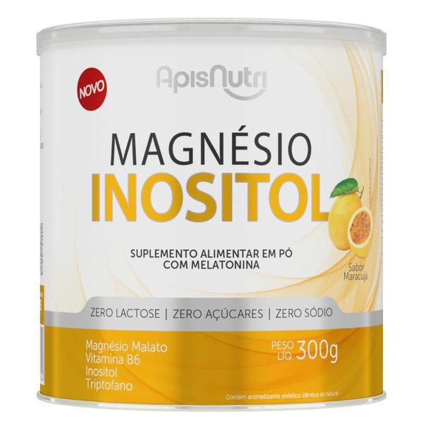 Imagem de Magnésio Inositol 300g Sabor Maracujá Apisnutri - SV