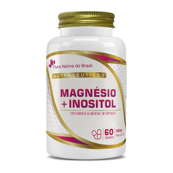 Imagem de MAGNESIO + INOSITOL 500mg 60 caps - Flora Nativa