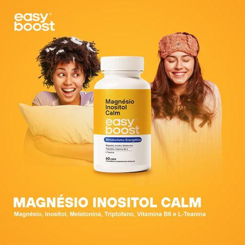 Imagem de Magnésio Inositol Calm Easy Boost Melatonina Kit 2x 120 Caps