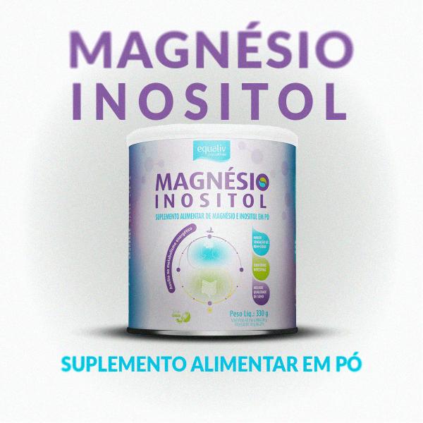 Imagem de Magnésio Inositol Em Pó Sabor Limão 330g  Equaliv