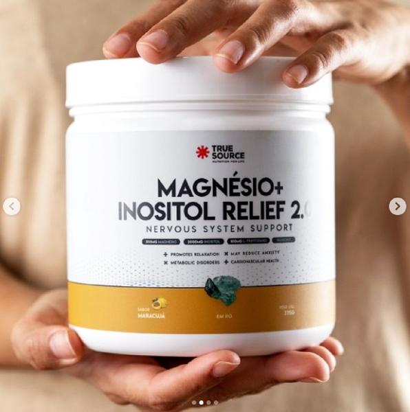 Imagem de Magnésio + Inositol Relief 3.0 Sabor Maracujá de 350 g-True Source 