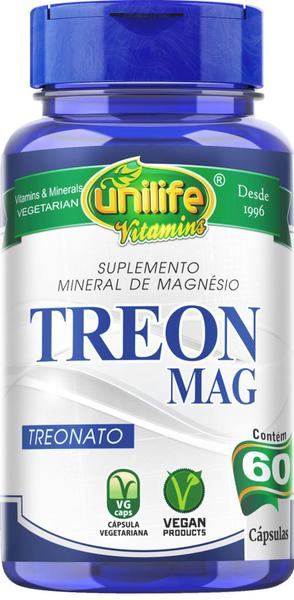 Imagem de Magnésio L - Treonato 710mg Vegan 60 Cáps - Unilife