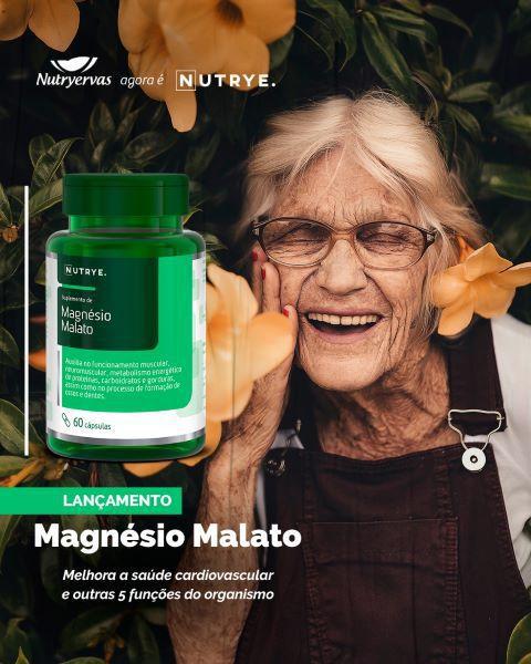 Imagem de Magnésio malato 1500mg 60 cápsulas - nutrye