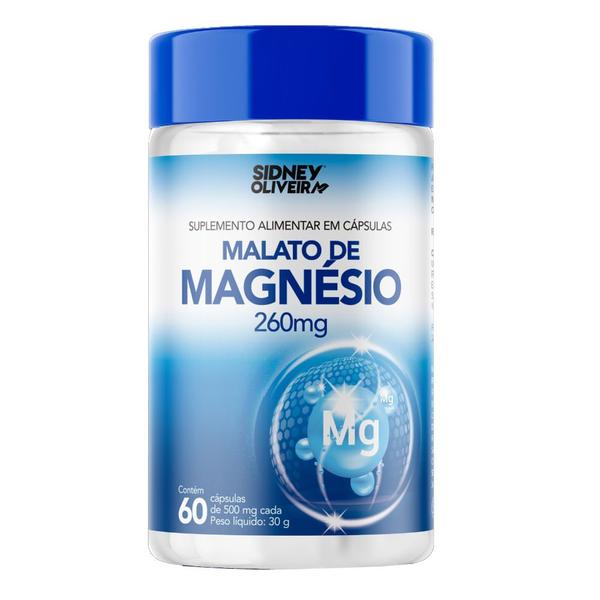 Imagem de Magnésio Malato 260mg 60 Cápsulas Sidney Oliveira Jequiti