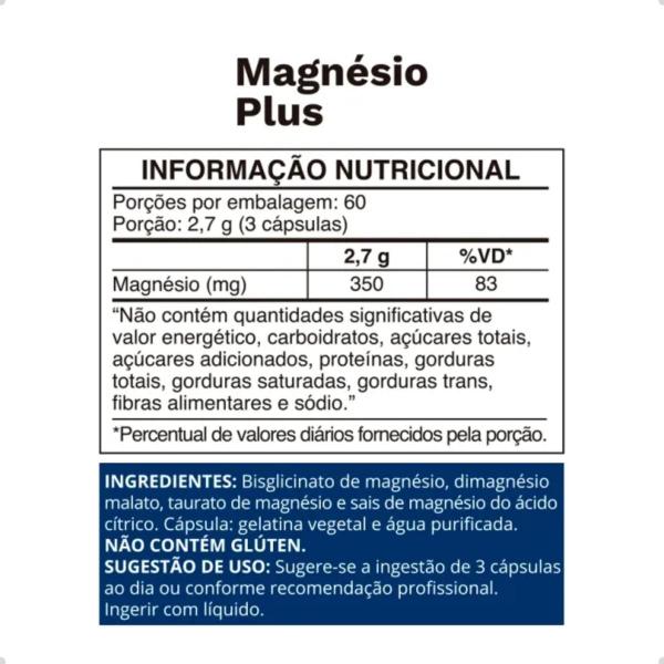 Imagem de Magnesio Plus Vegano 900mg 180 Capsulas Ocean Drop