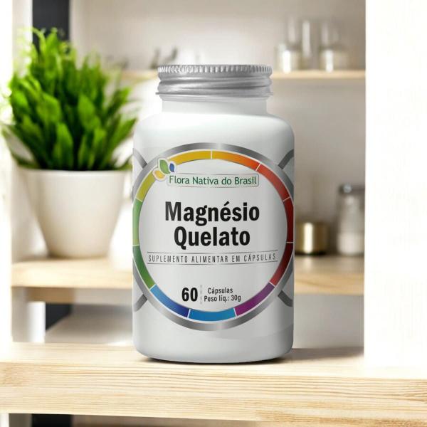 Imagem de Magnésio Quelato 500mg 60 Cápsulas - Flora Nativa