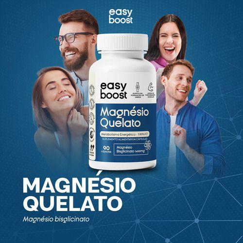 Imagem de Magnésio Quelato Easy Boost Bisglicinato 180caps Kit 2x