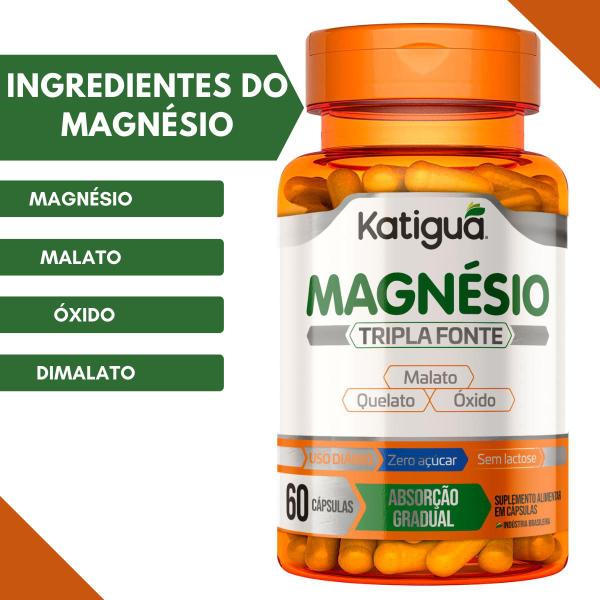 Imagem de Magnesio Tripla Fonte 500MG 60CAPS