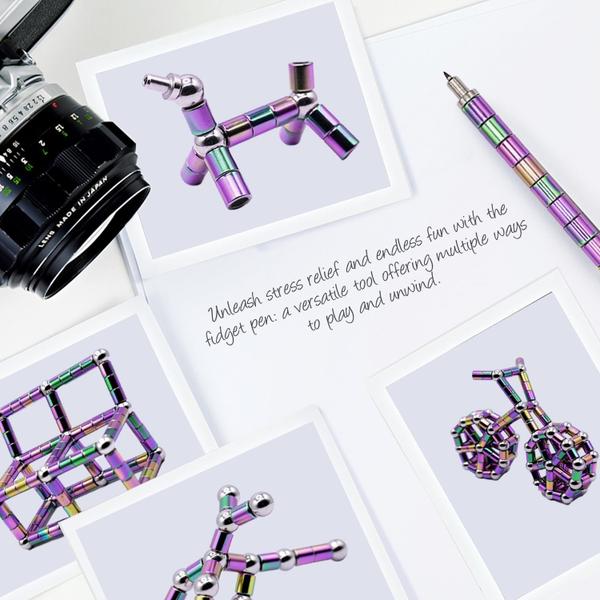 Magnetic Fidget Pen Easefuli Upgrade para meninos e meninas Imagem de Magnetic Fidget Pen Easefuli Upgrade para meninos e meninas