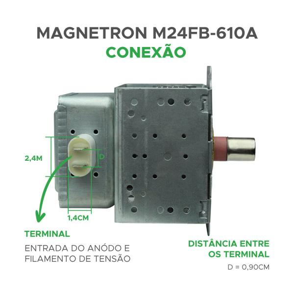 Imagem de Magnetron Micro-ondas M24fb-610a M24fc-610a Bmy45 Pme25Pme28 