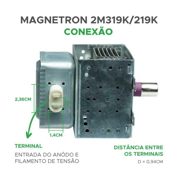 Imagem de Magnetron P/ Micro-ondas Om75p(31) 2m210-m1 = 2m319k / 2m219k