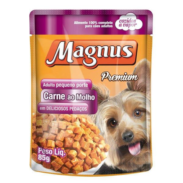 Imagem de Magnus Sache Caes Pequeno Porte Carne - 85 Gr - Adimax Pet