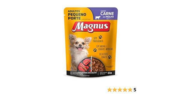 Imagem de Magnus sachê carne ao molho cães pequeno porte 85g