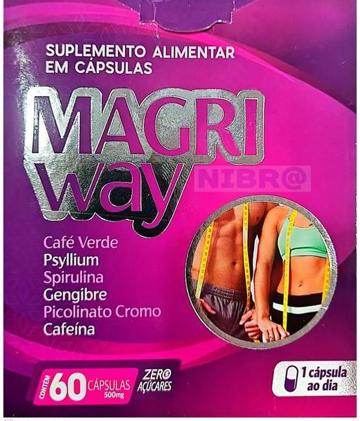 Imagem de Magri Way - Redutor de Peso - Suplem Alim 500mg 60 Capsulas