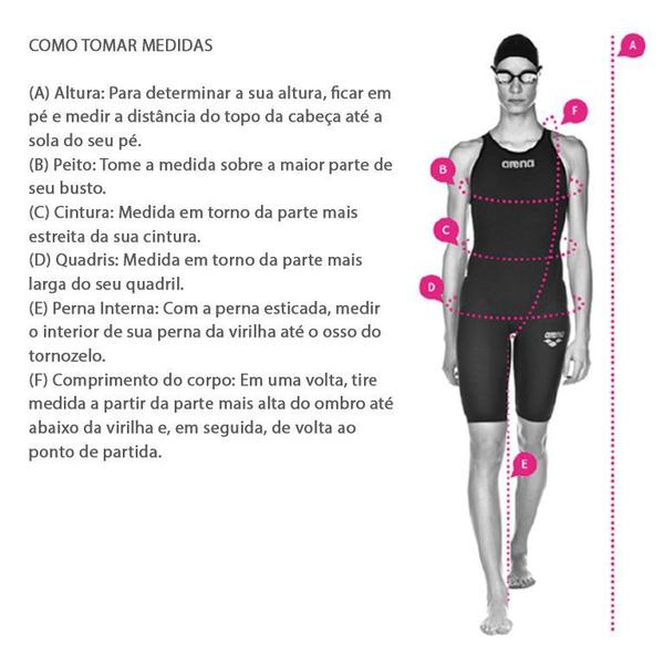 Imagem de Maiô de Natação Feminino R-Evo Powerskin Long Leg Fechado Arena