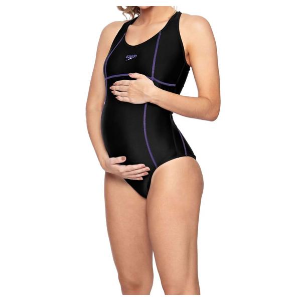 Imagem de Maiô Feminino Speedo Cozy Gestante Preto - 0295