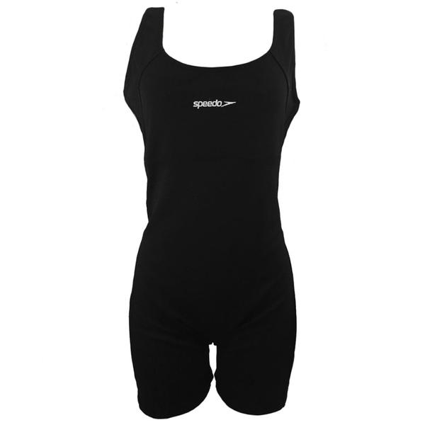 Imagem de Maio Macaquinho Speedo Basic Natação Hidroginástica Preto Feminino