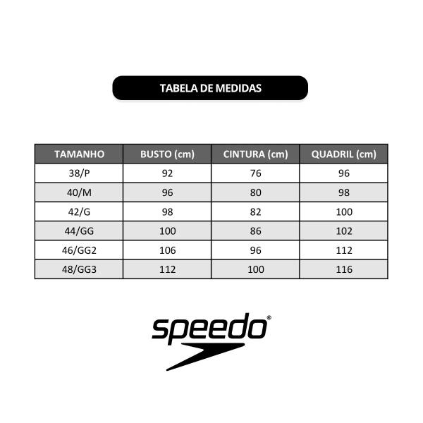 Imagem de Maio Natação Feminino Speedo Racerback Hidroginástica Preto