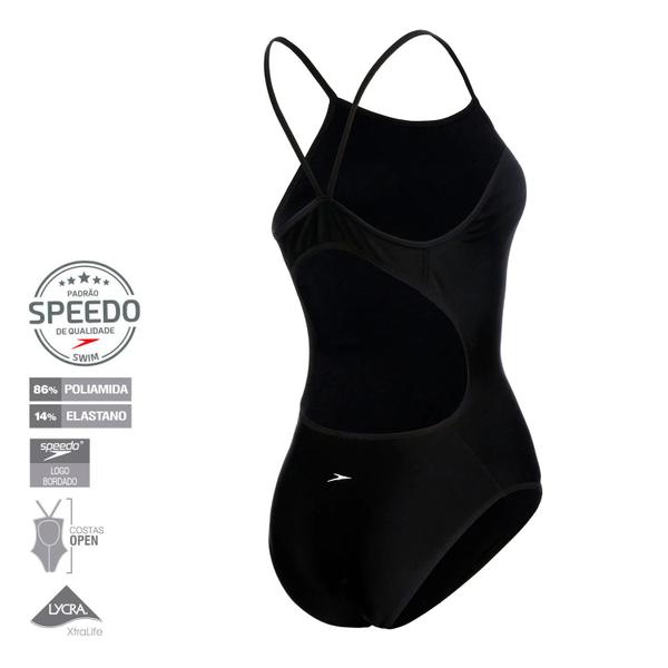 Imagem de Maiô Natação Speedo Skinny Hidroginástica Lycra - Alcinha