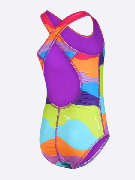 Imagem de Maiô Speedo Infantil Cross Waves Rainbow